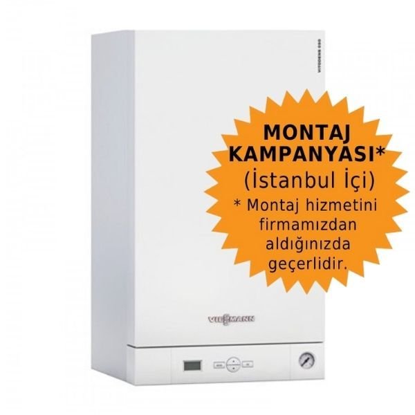 Viessmann Vitodens 050 20/29Kw ErP 17.000 kcal/h Premix Yoğuşmalı Kombi(İstanbul İçi Montaj Kampanyalı)