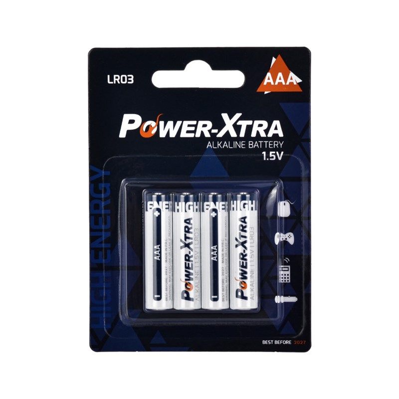 PowerXtra LR03/AAA Size Alkaline Pil 4lü Blister 900869503283