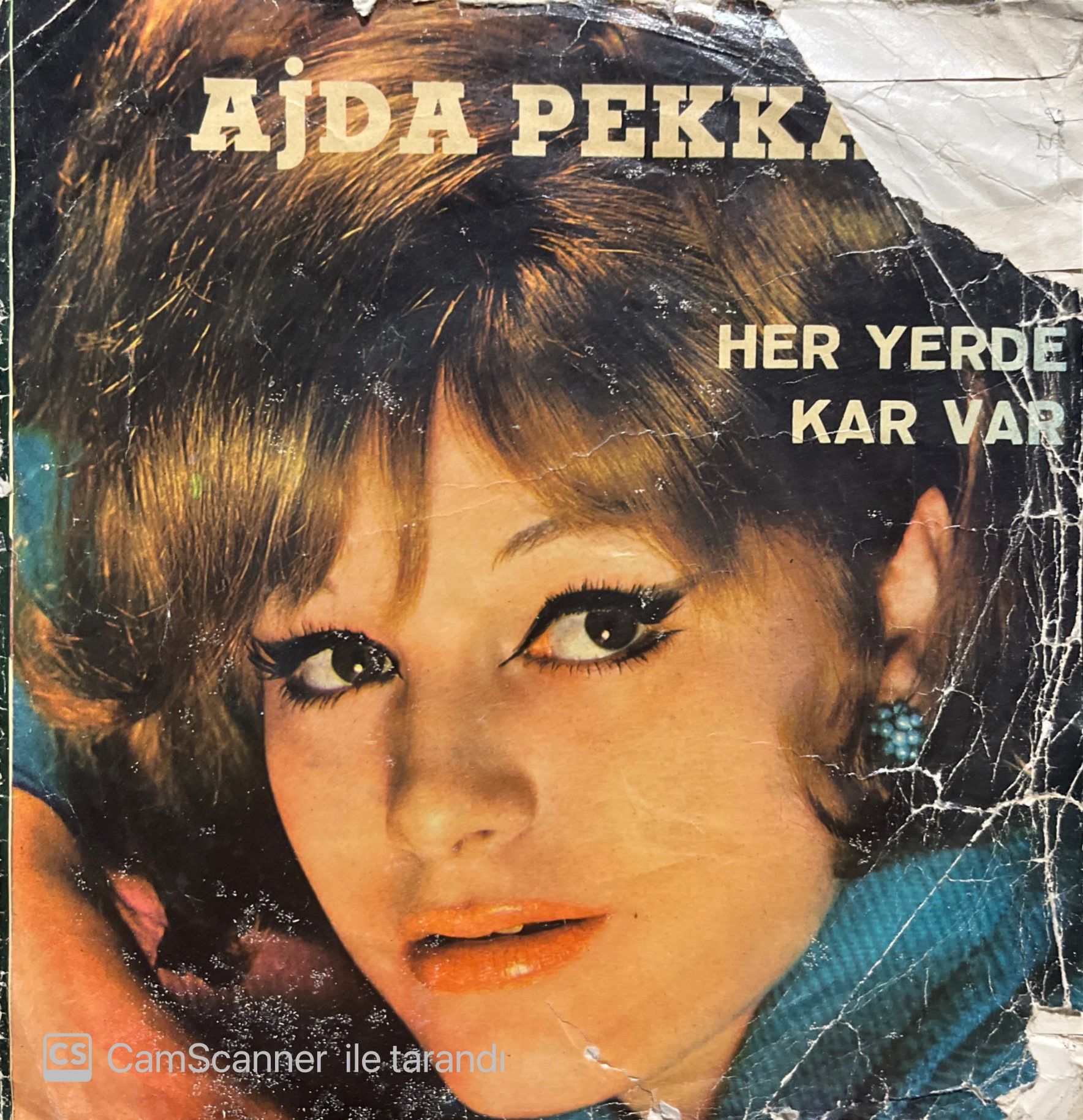 Ajda Pekkan Her Yerde Kar Var 45lik Plak 