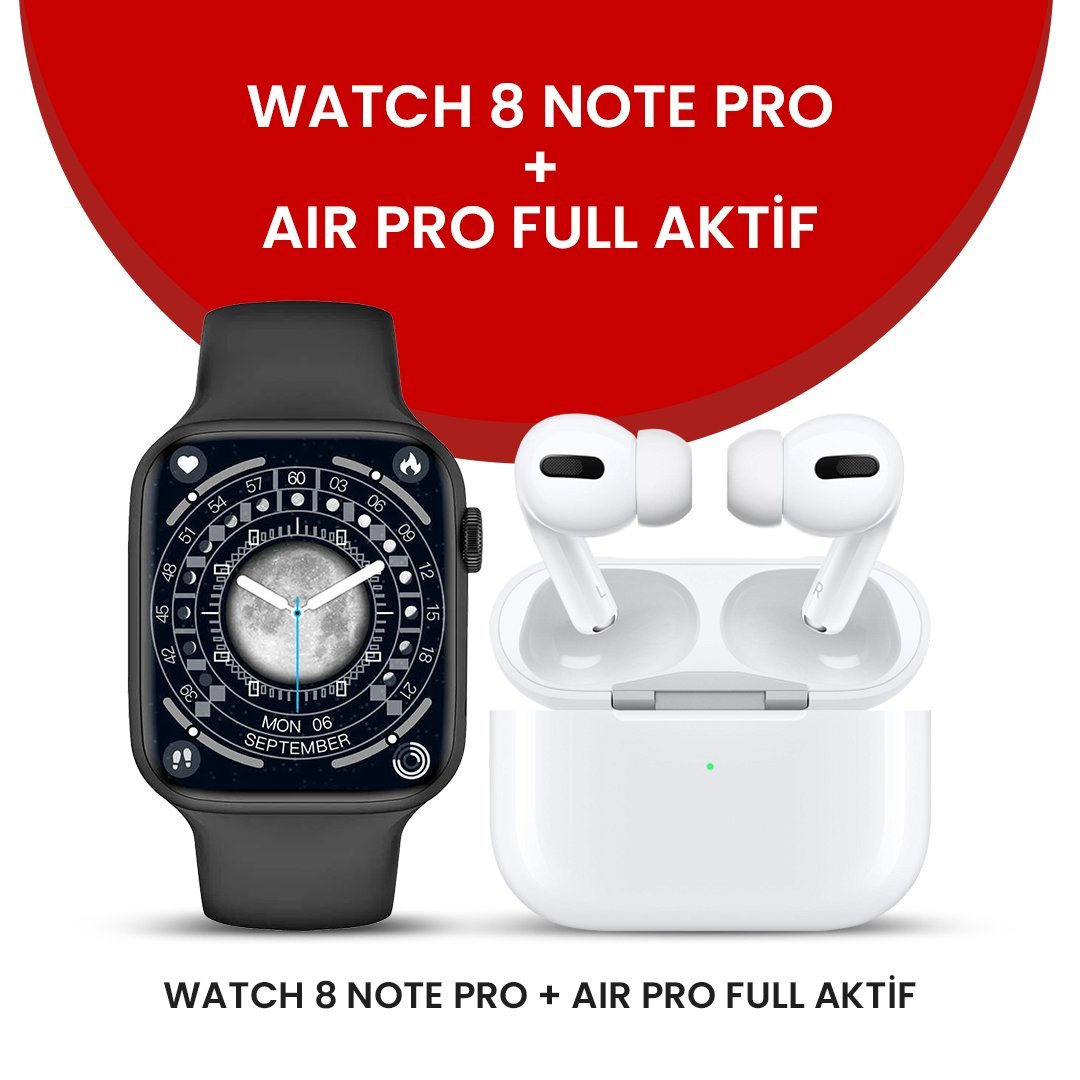 Watch 8 Note Pro + Air Pro Full Aktif İkili Kampanyası