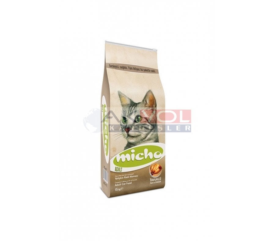 Micho Micho Adult Cat Tavuklu (Hamsi ve Pirinç eşliğinde) Yetişkin