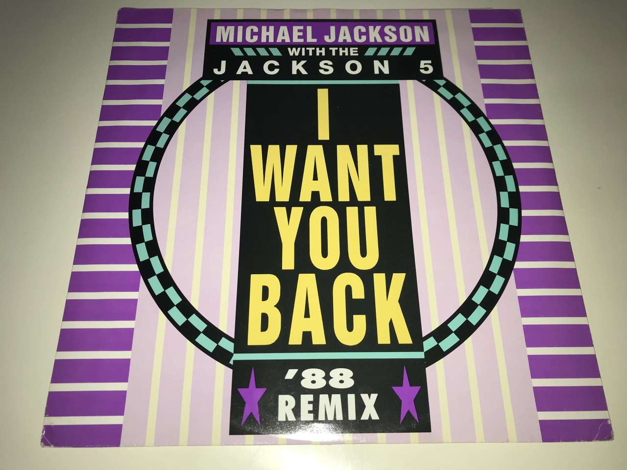 Michael Jackson With The Jackson 5 ‎– I Want You Back - '88 Remix Plak