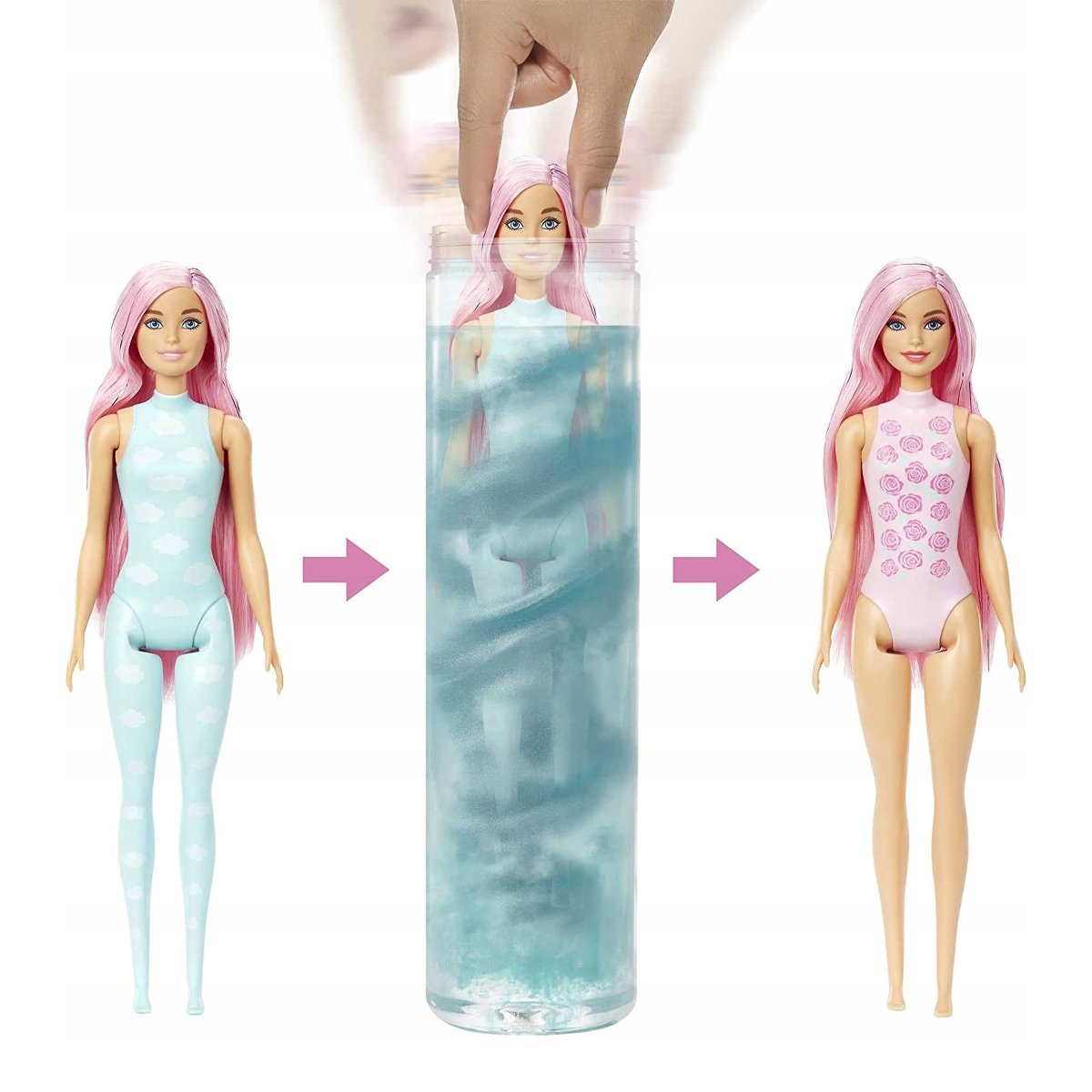 Renk Değiştiren Sürpriz Barbie Yağmura Hazır Bebekler