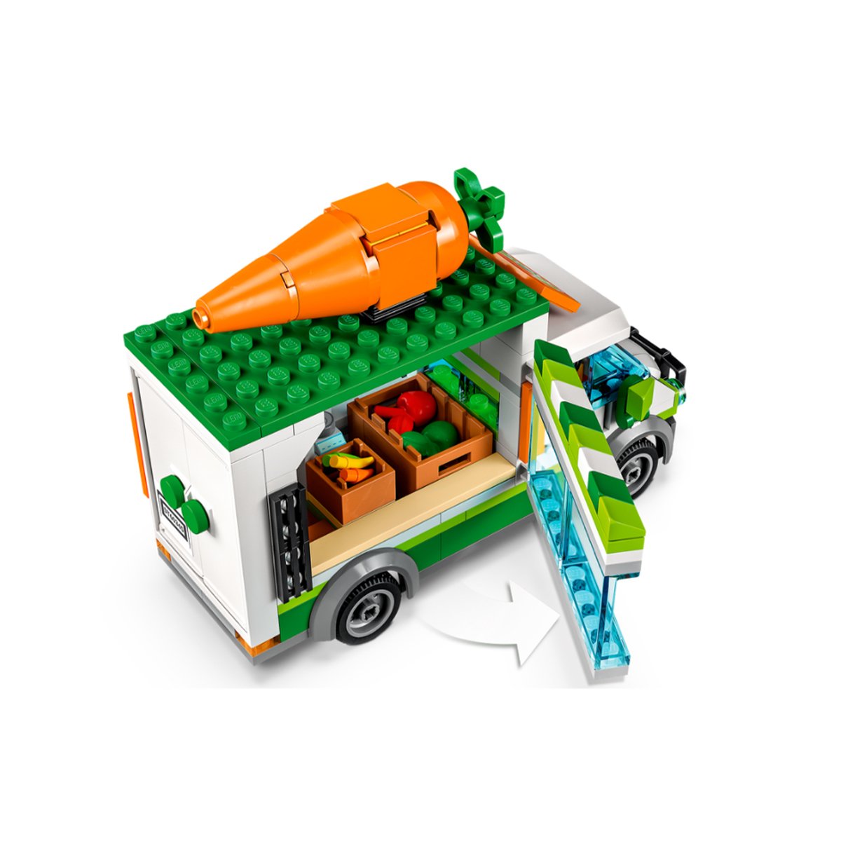 Lego City 60345 Çiftçi Pazarı Minibüsü, 310 parça, +5 yaş