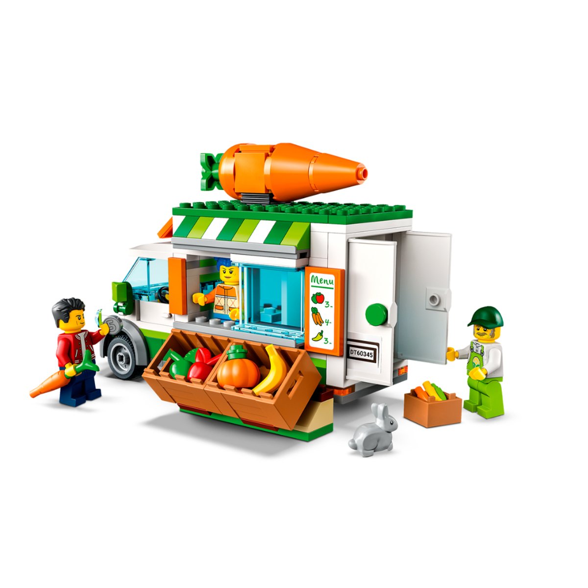 Lego City 60345 Çiftçi Pazarı Minibüsü, 310 parça, +5 yaş