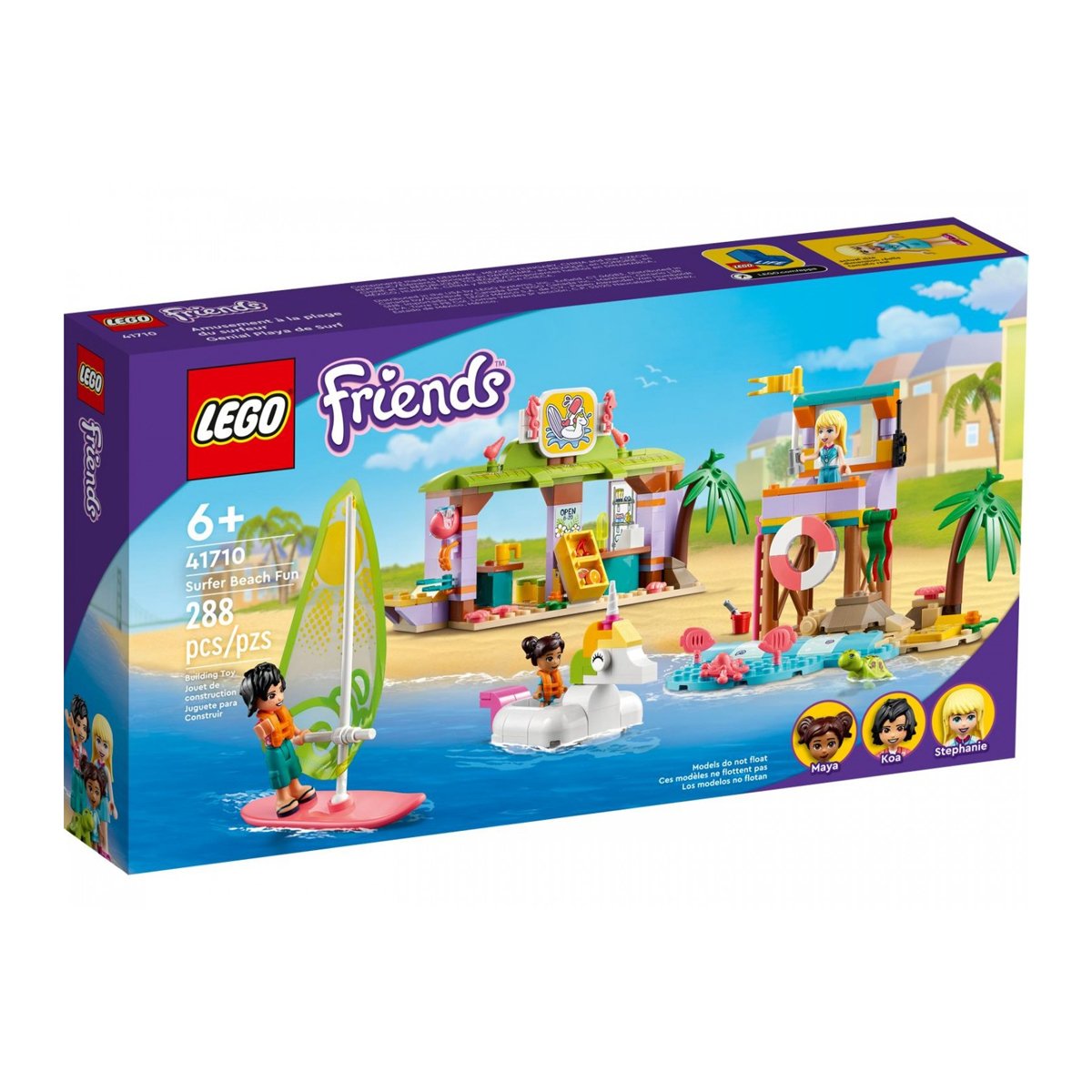 41710 Lego Friends - Sörfçü Plaj Eğlencesi, 288 parça +6yaş