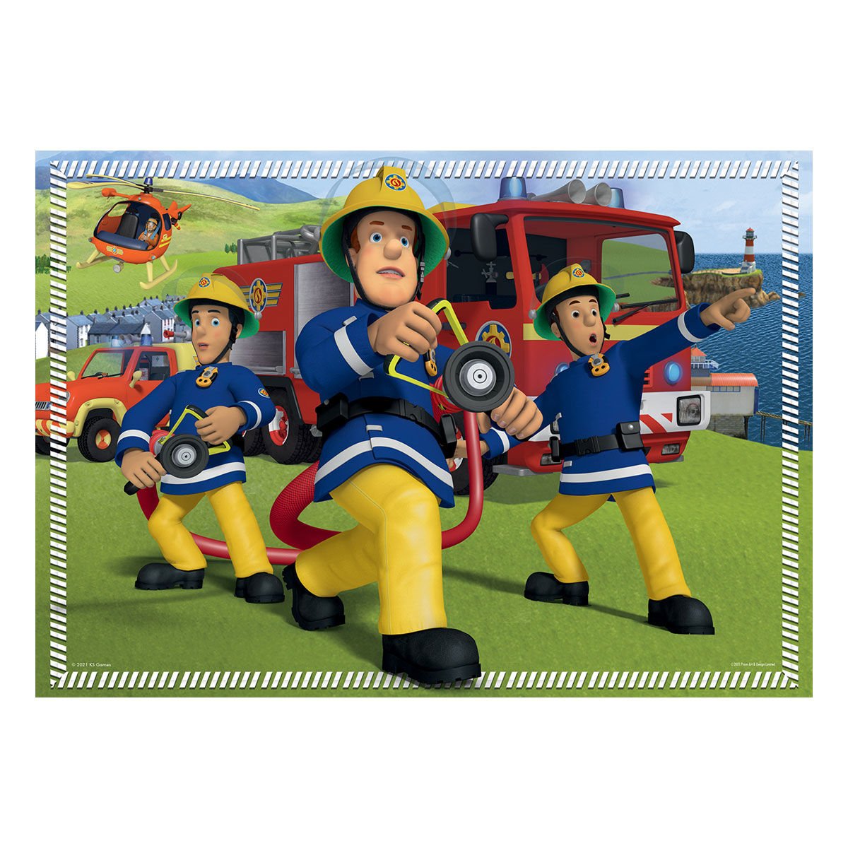 FRS 714 Fireman Sam Puzzle 100 Parça -KS Puzzle
