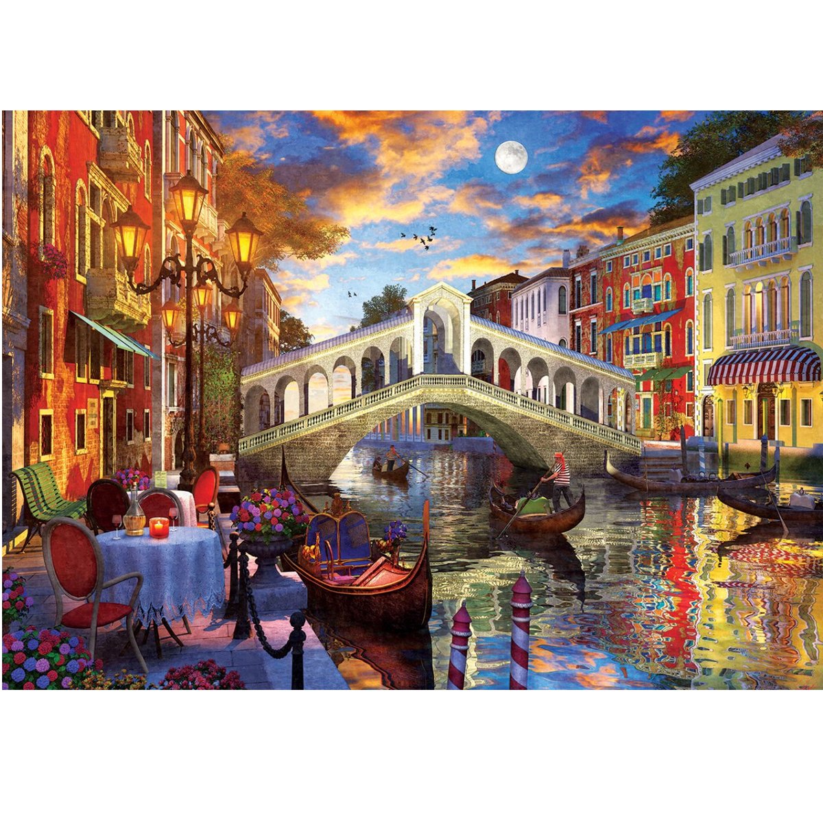 5372 Art Puzzle Rialto Köprüsü, Venedik 1500 parça Puzzle / +15 yaş