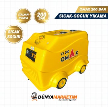 Omax Yx 200 Sicak Soguk Basincli Yikama Makinasi Italy Pompa Monofaze