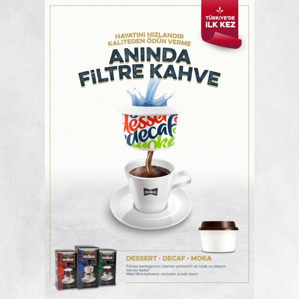 Miko Moka One Cup Coffee Filtre Kahve 10�lu