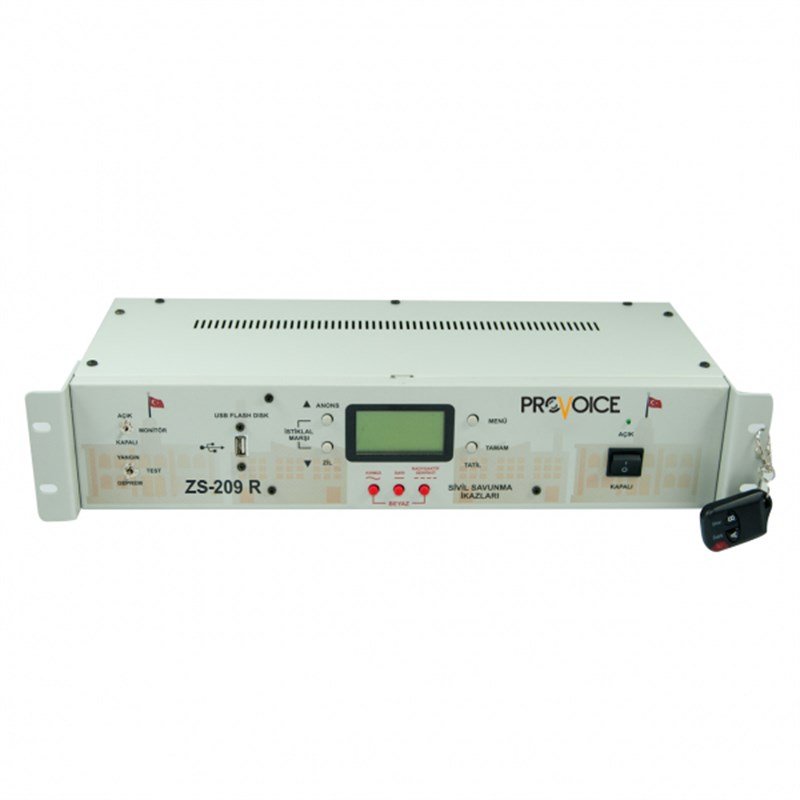 Provoice ZS-209R V2 Usb Girişli Rack Tipi Okul Zil Saati Provoice ZS-209R V2 Usb Girişli Rack Tipi Okul Zil Saati