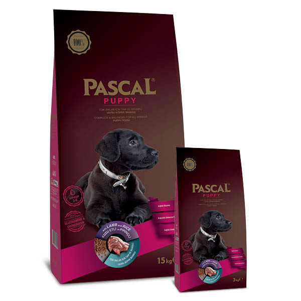 Pascal Kuzu Etli&amp;Pirinçli Yavru Köpek Maması 15 Kg