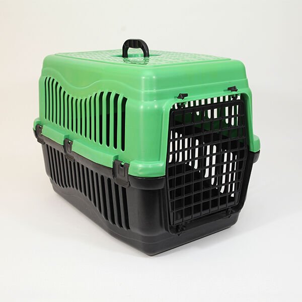 Pet Style Büyük Kedi Köpek Kafesi Yeşil 63X43X45h