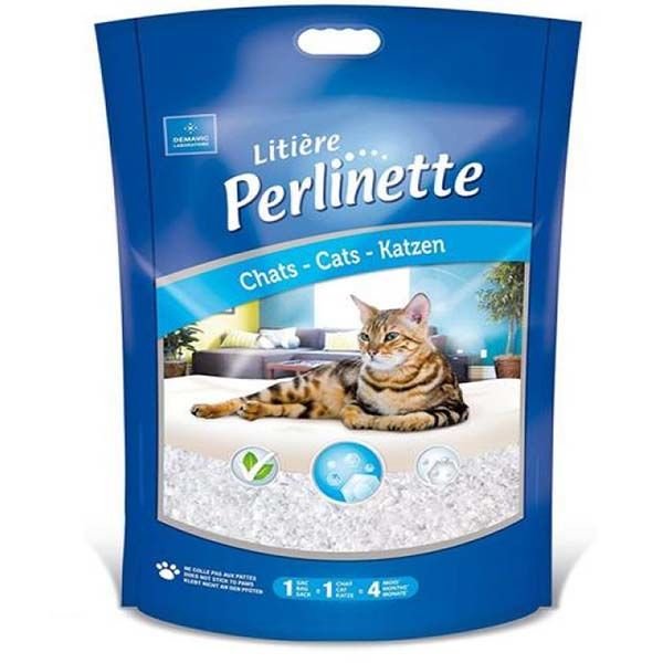 Perlinette Cat Irregular Kalın Taneli Silica Kedi Kumu 1.8 Kg 4.4 Lt