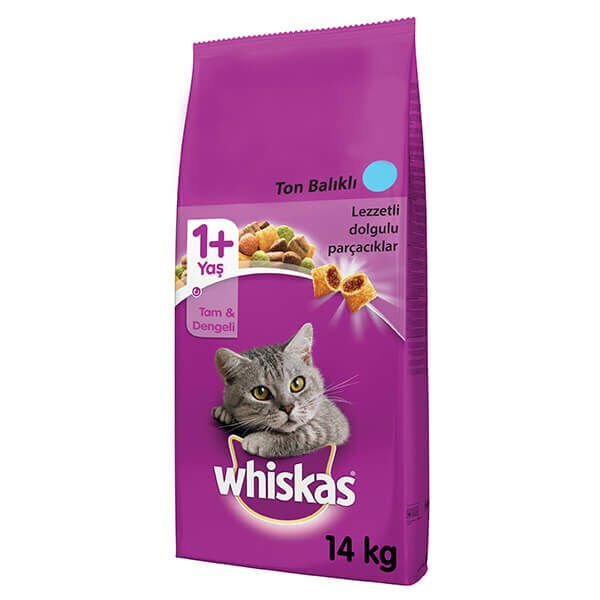 Whiskas Ton Balık ve Sebzeli Yetişkin Kedi Maması 14 Kg