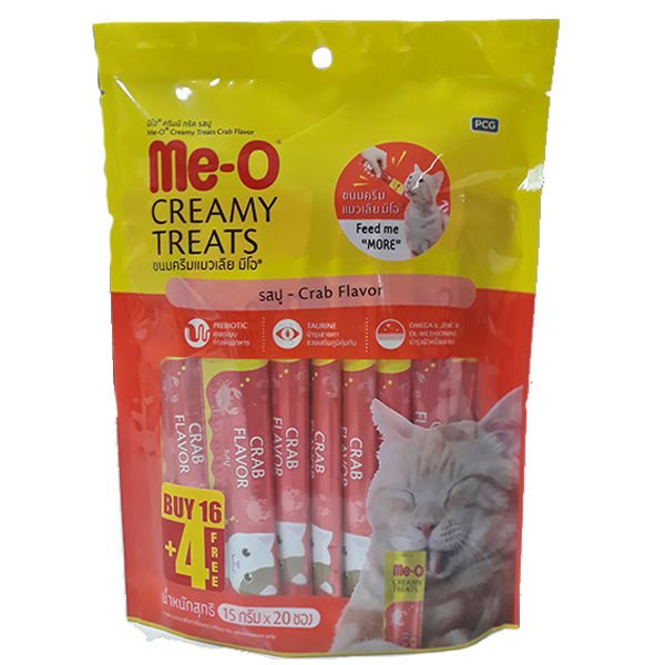 Meo Creamy Yengeç Aromalı Kedi Ödülü 20x15 Gr