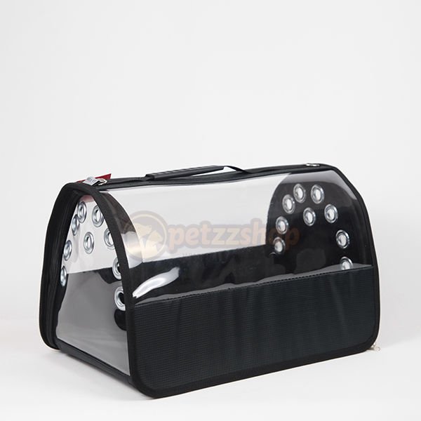 Lavista Şeffaf Flybag Pet Taşıma Çantası Siyah 26x43x27h Cm