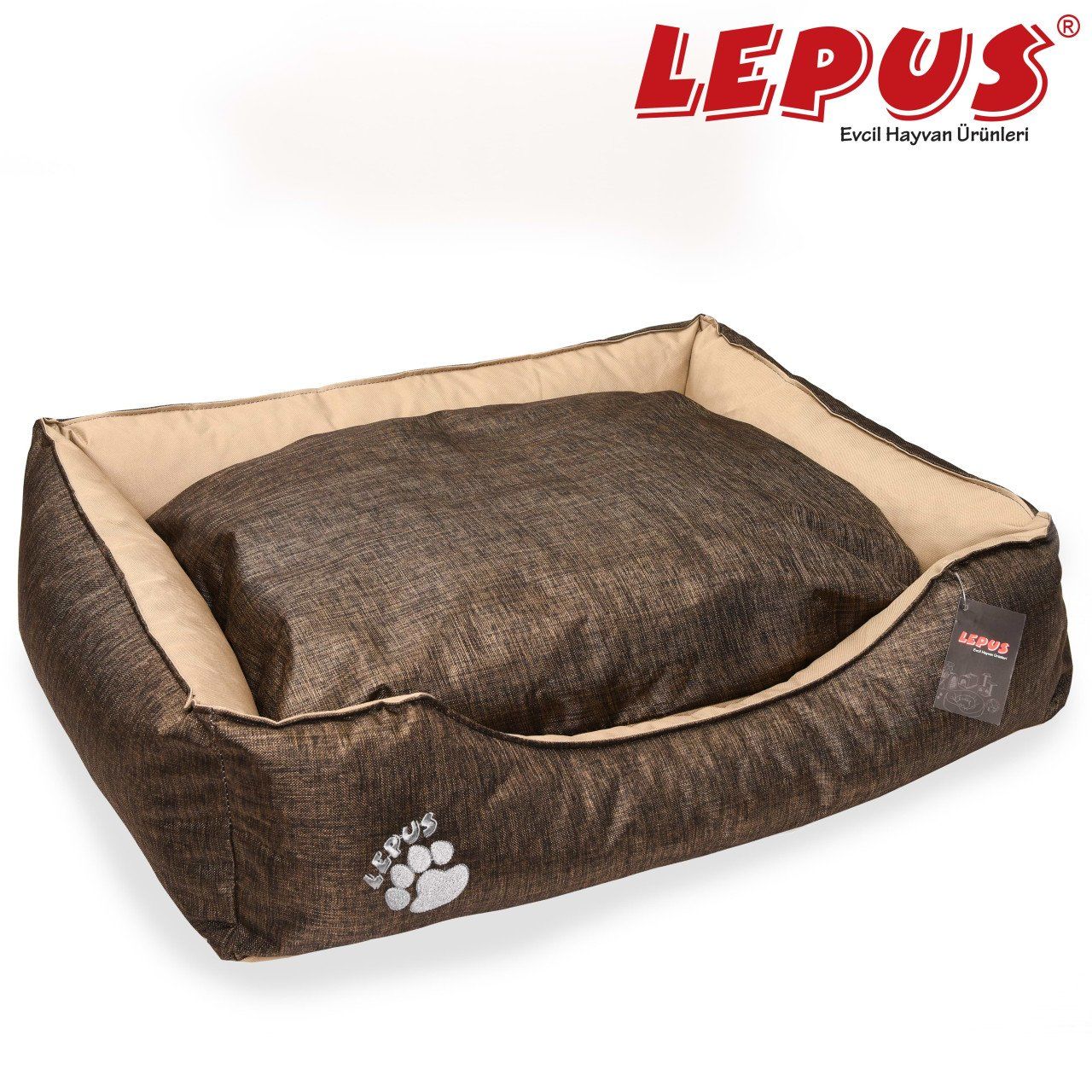 Lepus Dış Mekan Köpek Yatağı Yeşil L 75x60x24h cm