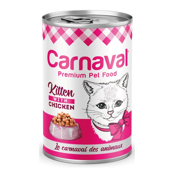 Carnaval Premium Cat Tavuklu Yavru Kedi Konservesi 400 Gr