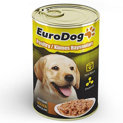 Eurodog Tavuklu Yavru Köpek Konservesi 415 Gr