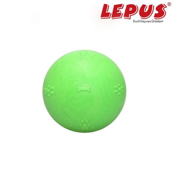 Lepus Ağız ve Diş Sağlığı İçin Büyük Top Köpek Oyuncağı Yeşil 6,5 cm