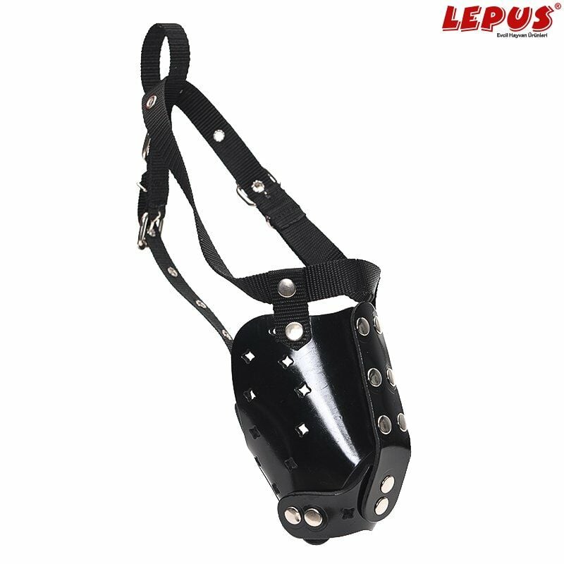 Lepus Köpek Ağızlık Medium Siyah 25x10x40-50h cm