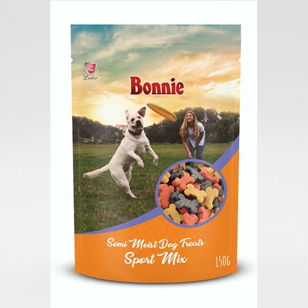 Bonnie Semi Moist Sport Mix Köpek Ödül Maması 150 Gr