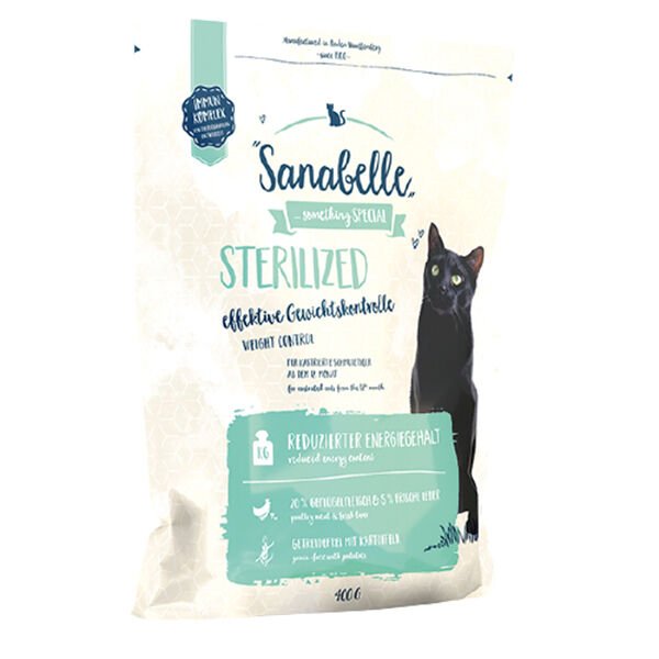 Sanabelle Sterilized Kısırlaştırılmış Tahılsız Kedi Maması 400 Gr