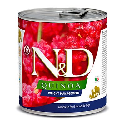 ND Quinoa Weight Kuzu ve Brokoli Köpek Konservesi 285 gr