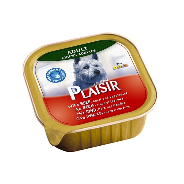 Plaisir Sığır Etli Sebzeli Pate Köpek Konservesi 150 Gr