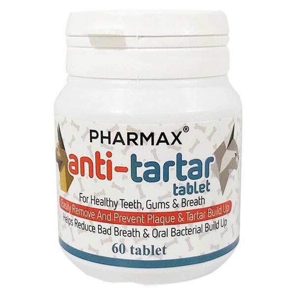 Pharmax Anti-Tartar Kedi Köpek Diş Taşı Giderici Tablet 60 Adet
