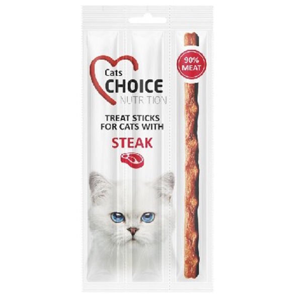 Cats Choice Biftekli Kedi Ödül Maması 3x15 Gr