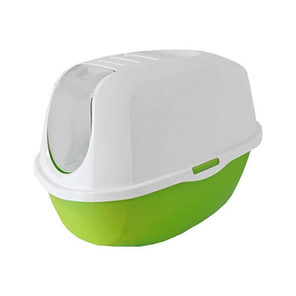 Moderna Mega Smart Kapalı Kedi Tuvalet Yeşil 46x66x49 Cm