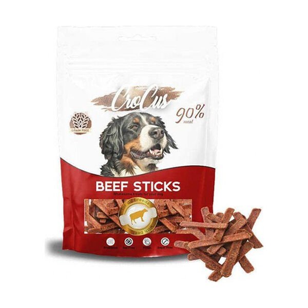 Crocus Stıcks Biftekli Tahılsız Köpek Ödülü 80 Gr