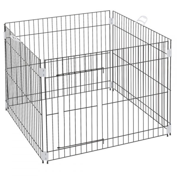 Ferplast Metal Köpek Eğitim Kafesi 80x80x62 Cm Siyah