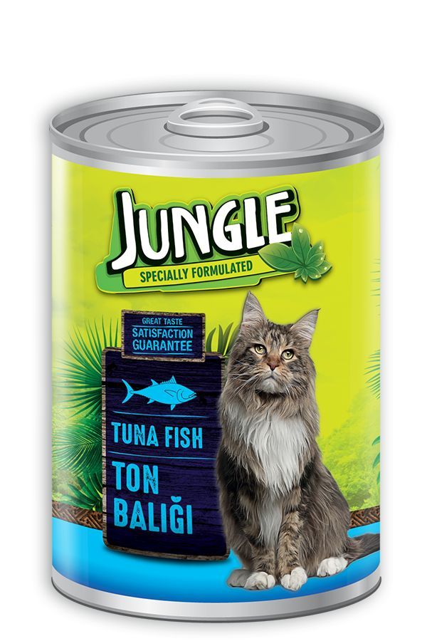 Jungle Kedi Konservesi Ton Balıklı 415 gr