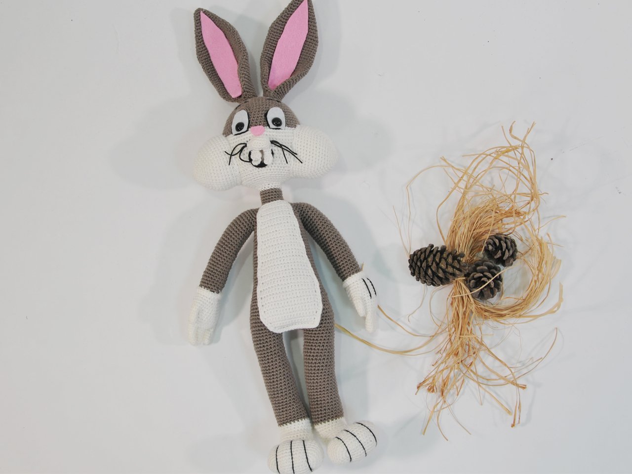 Bugs Bunny Tavşan (Amigurumi) Amigurumi Oyuncak Tavşan
