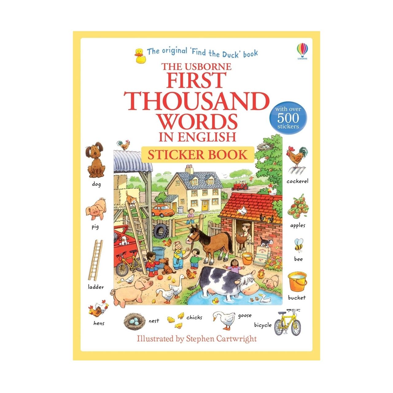 First 1000 Words English Sticker Book | Moki.com.tr