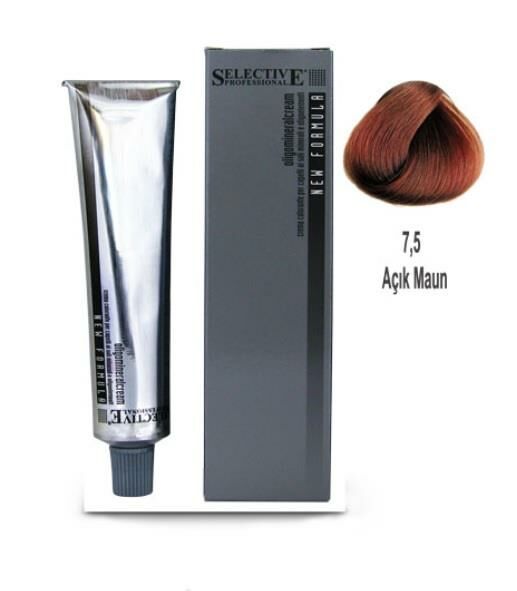 Selective Professional Tube Hair Color  Light Mahogany 60 ml | Karcı  Cosmetic and Hairdresser Supplies