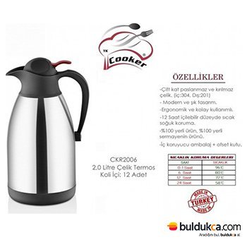 dumanlı sis profesyonel terlik Yk Cooker 2 Litre Çelik Termos - Buldukca - Aradığını bul, buldukca al. - buldukca.com dumanlı sis profesyonel terlik Yk Cooker 2 Litre Çelik Termos - Buldukca - Aradığını bul, buldukca al. - buldukca.com