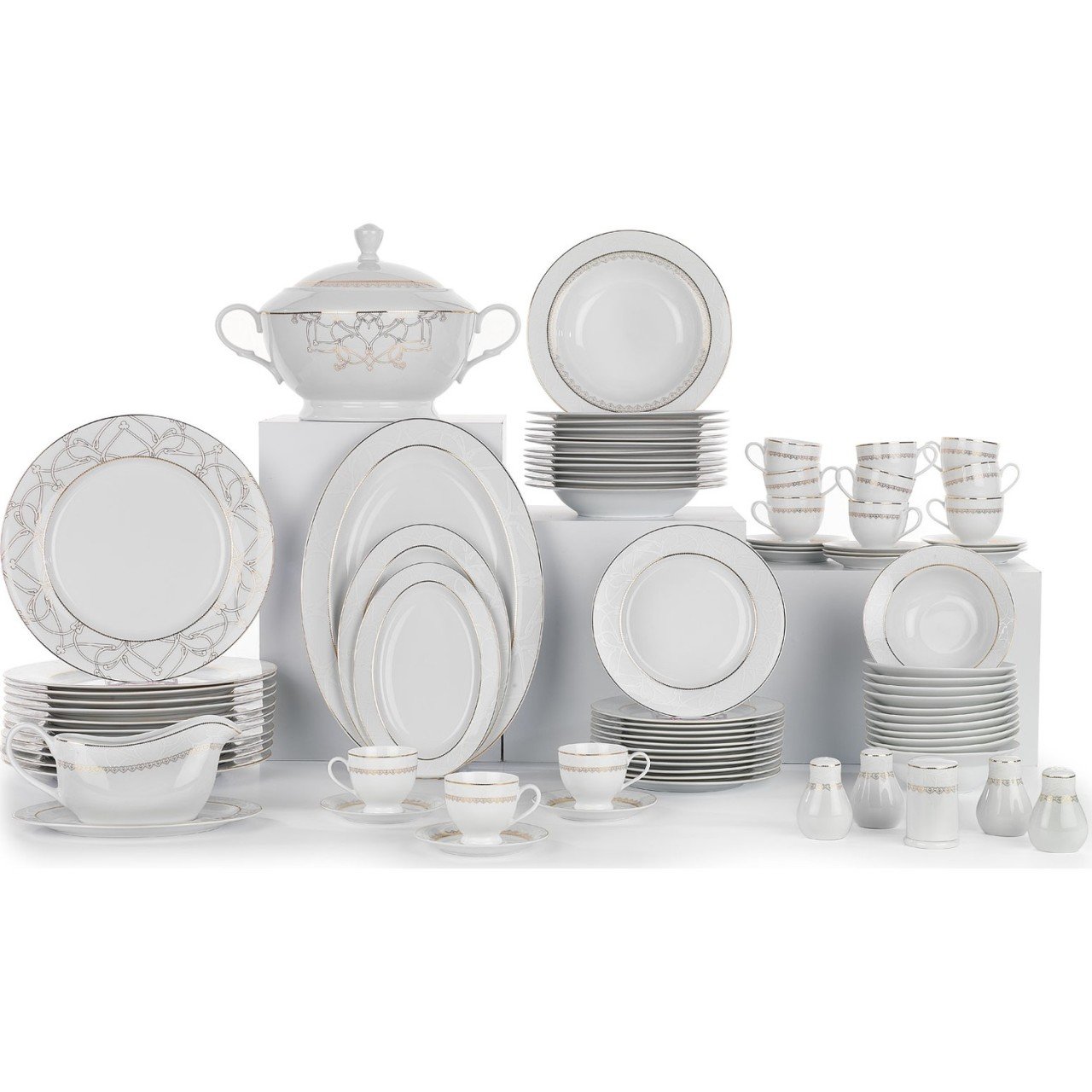 Schafer Mega SHF 5060 85 Parça Yemek Takımı Evdendiz