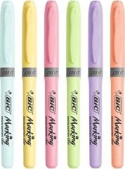 Bic Fosforlu Kalem Grip Pastel Renk 6 lı 992561