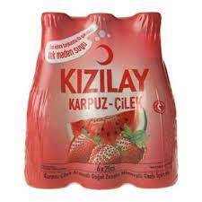 Kızılay Maden Suyu Karpuz Çilek 200Ml. 6'Lı Paket