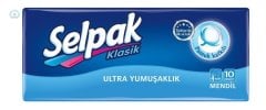 Selpak Mendil Sade 10Lu 4 Katlı