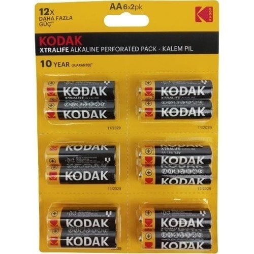 Kodak AA Xtralife Alkaline Kalem Pil 12li Kartela