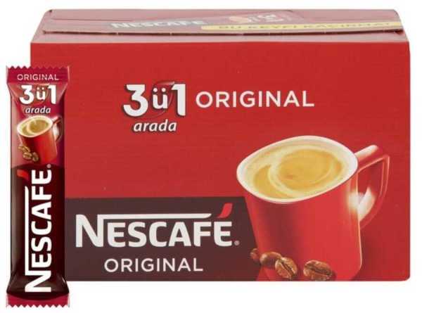 Nescafe 3'Ü 1 Arada Hazır Kahve 17,5Gr. 56'Lı