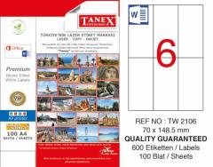 Tanex Lazer Etiket Tw-2106 70 X148.5