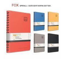 Gıpta Fox Spiralli Deri Kapak Defter A5 120 Yp. Kareli 3-6177000-2011