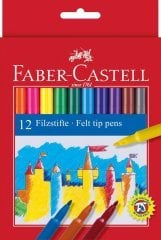 Faber Unicolor Keçeli Kalem 12 Li