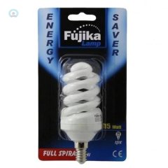 Fujika 15 Watt Ful Spiral Mini Tasarruf Ampulü İnce Duy